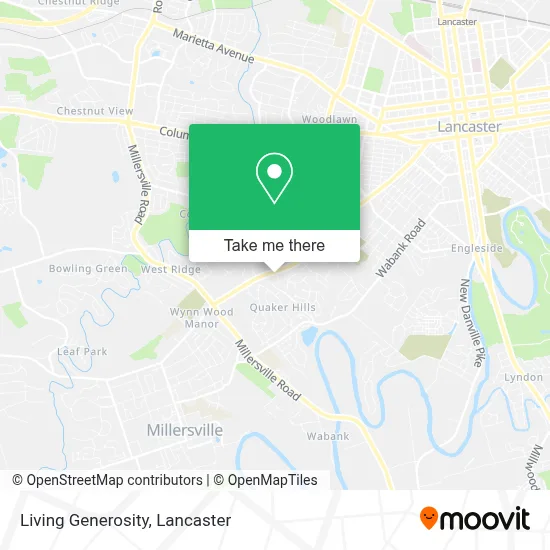 Living Generosity map