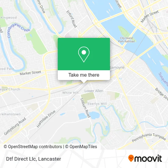 Dtf Direct Llc map