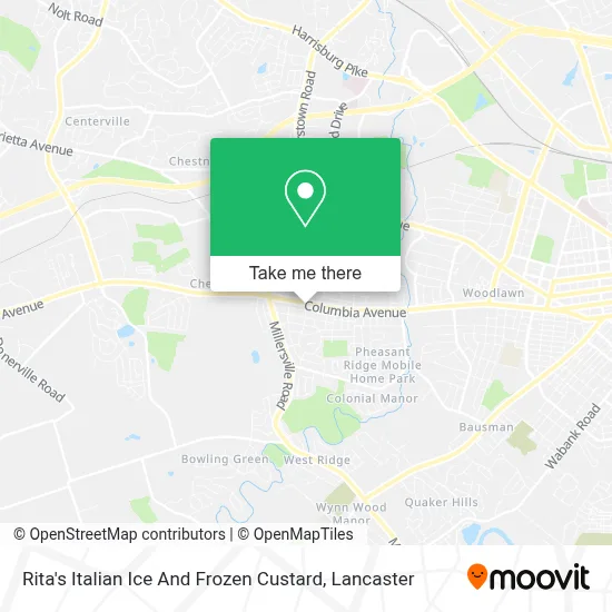 Rita's Italian Ice And Frozen Custard map