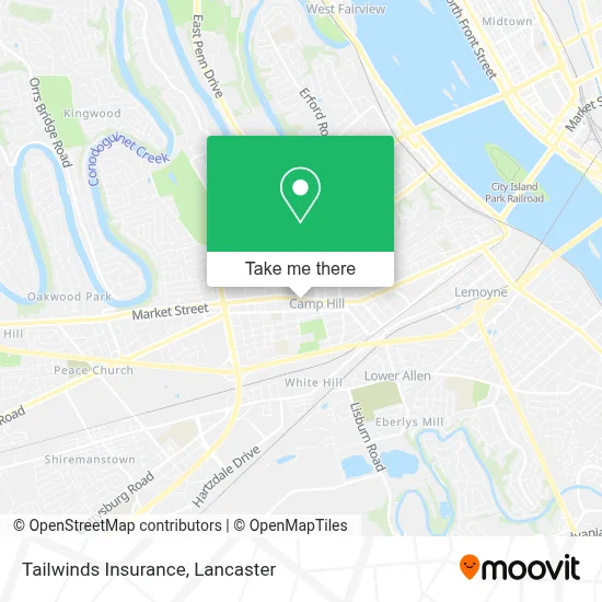 Tailwinds Insurance map