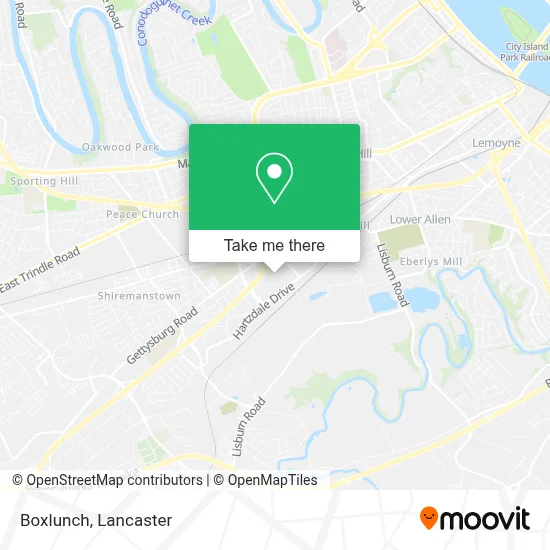 Boxlunch map