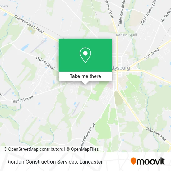 Riordan Construction Services map