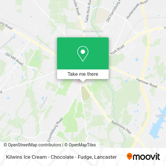 Kilwins Ice Cream - Chocolate - Fudge map