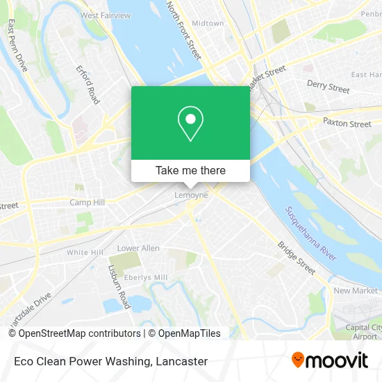 Eco Clean Power Washing map
