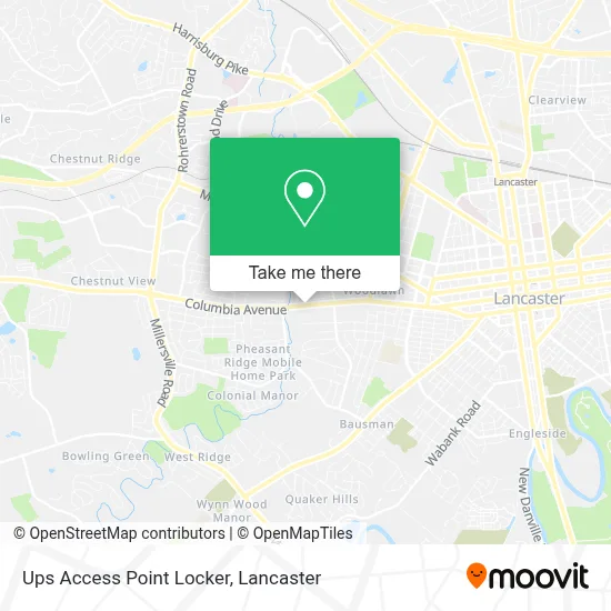 Ups Access Point Locker map