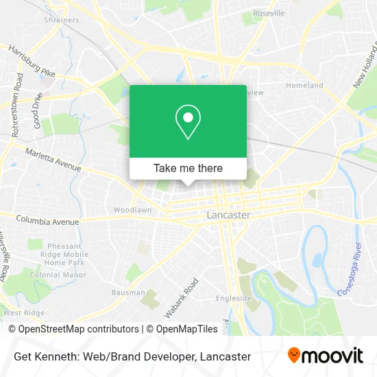 Get Kenneth: Web / Brand Developer map