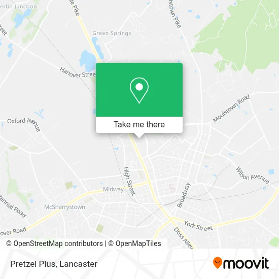 Pretzel Plus map