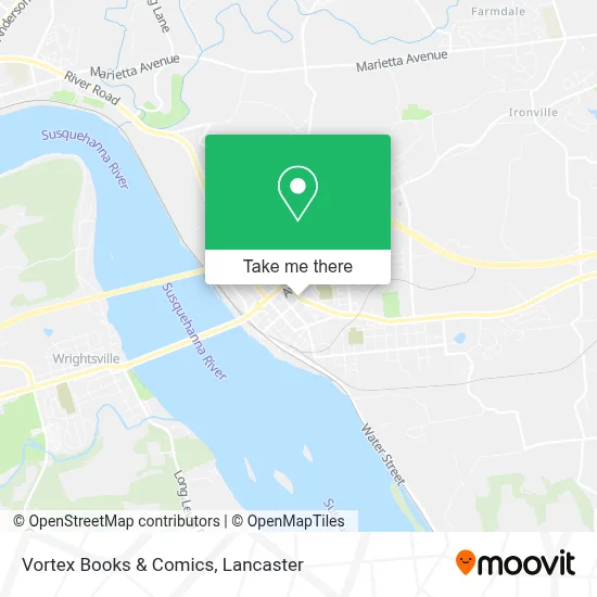 Vortex Books & Comics map