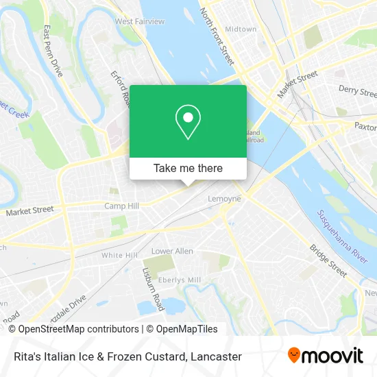 Rita's Italian Ice & Frozen Custard map