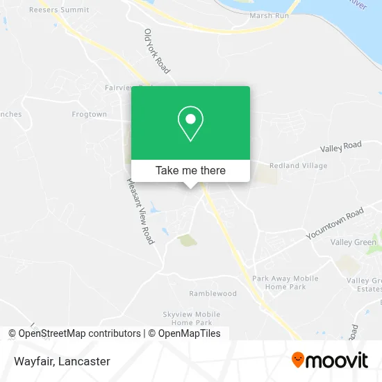 Wayfair map