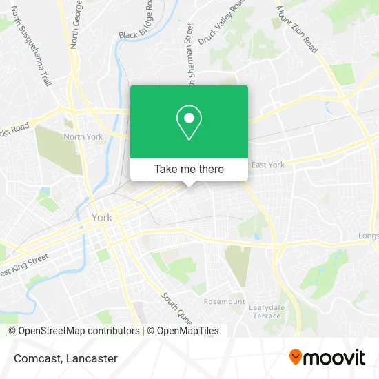 Comcast map
