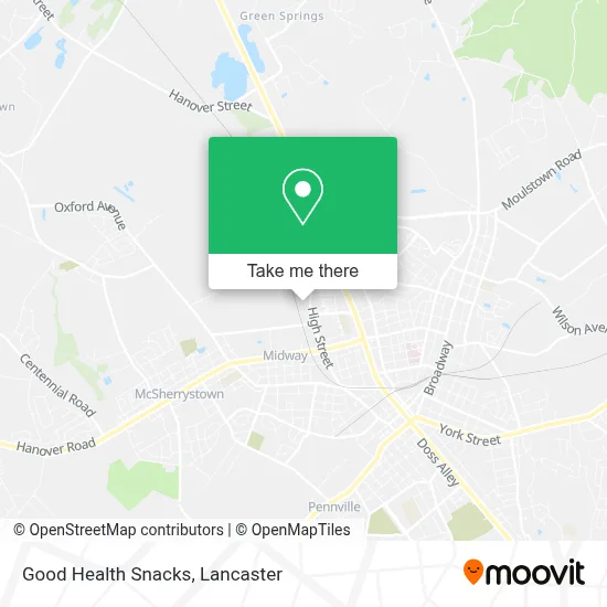 Good Health Snacks map