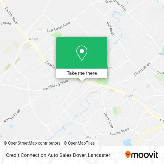 Credit Connection Auto Sales Dover map