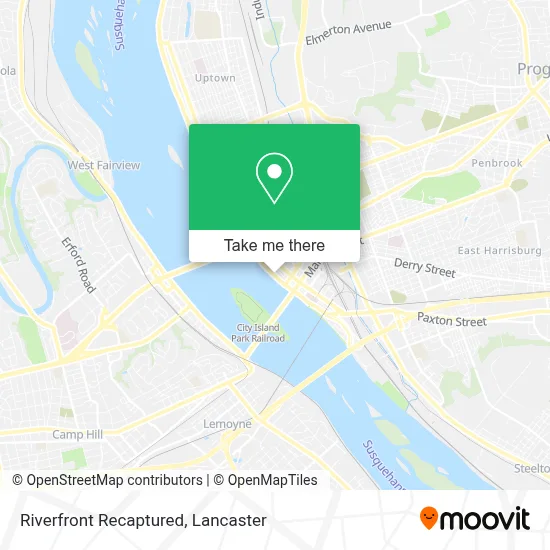 Riverfront Recaptured map