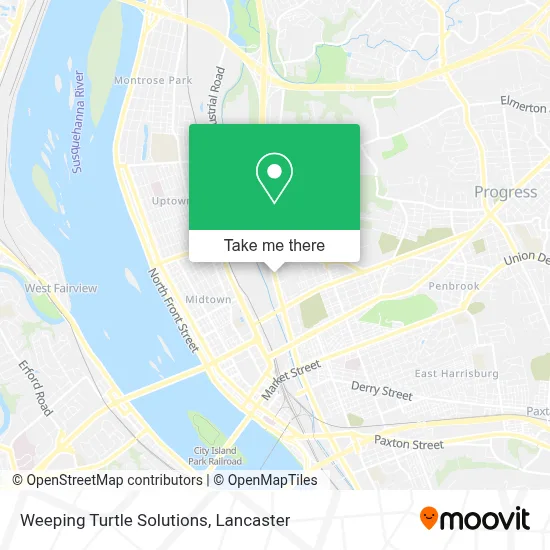 Weeping Turtle Solutions map