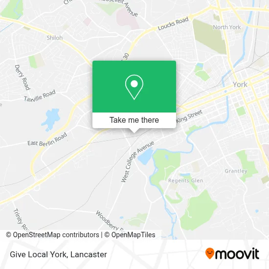 Give Local York map