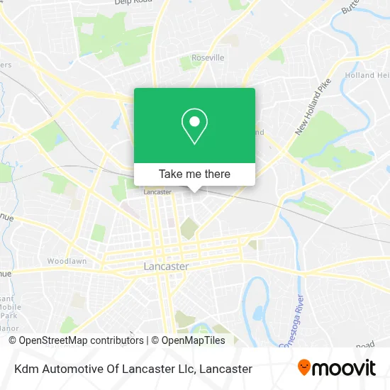 Kdm Automotive Of Lancaster Llc map