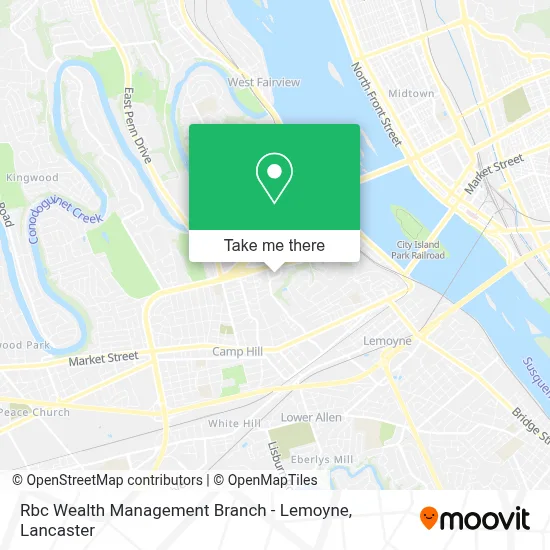 Rbc Wealth Management Branch - Lemoyne map