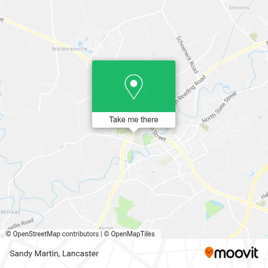 Sandy Martin map