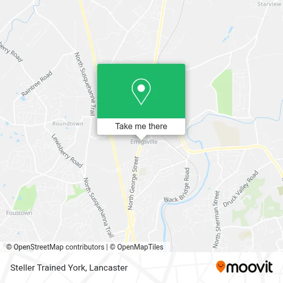Steller Trained York map
