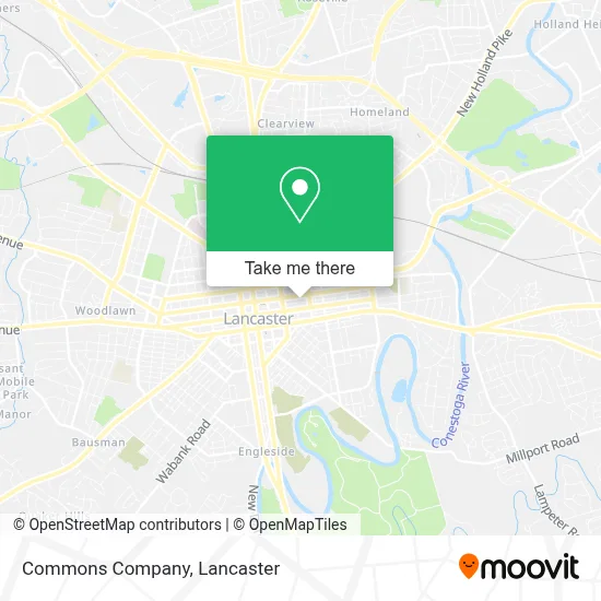 Commons Company map