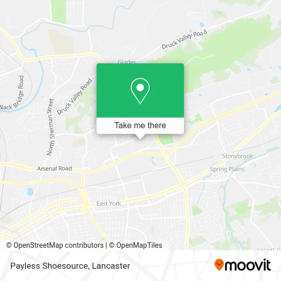 Payless Shoesource map