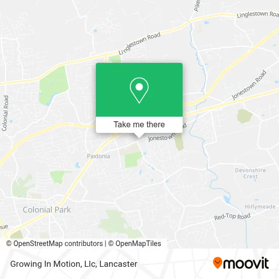 Growing In Motion, Llc map