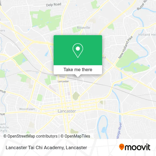 Lancaster Tai Chi Academy map