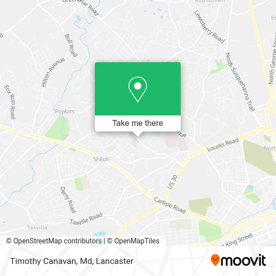 Timothy Canavan, Md map