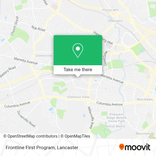 Frontline First Program map