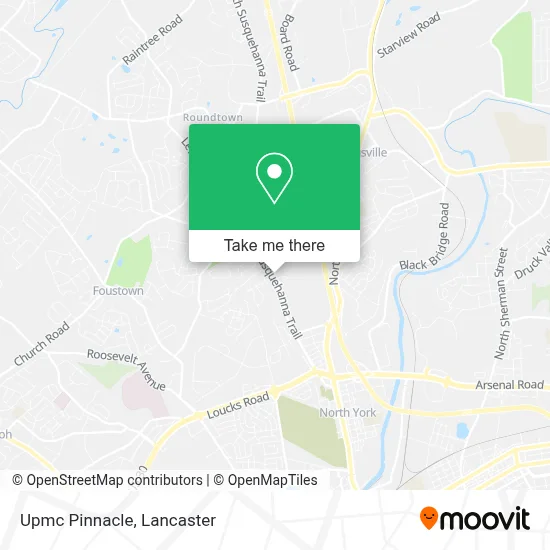 Upmc Pinnacle map