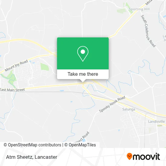 Atm Sheetz map
