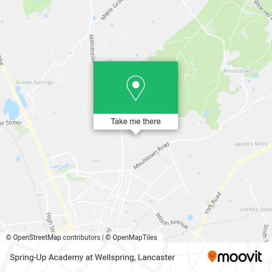 Spring-Up Academy at Wellspring map