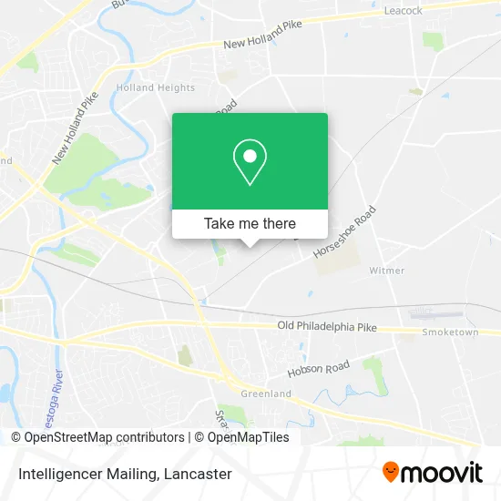 Intelligencer Mailing map