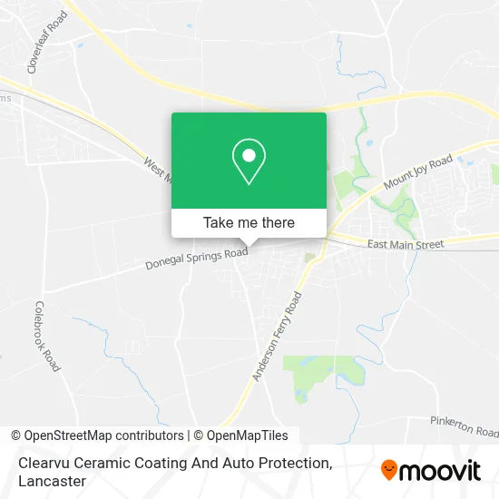 Clearvu Ceramic Coating And Auto Protection map