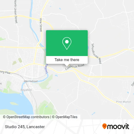 Studio 245 map