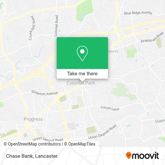 Chase Bank map