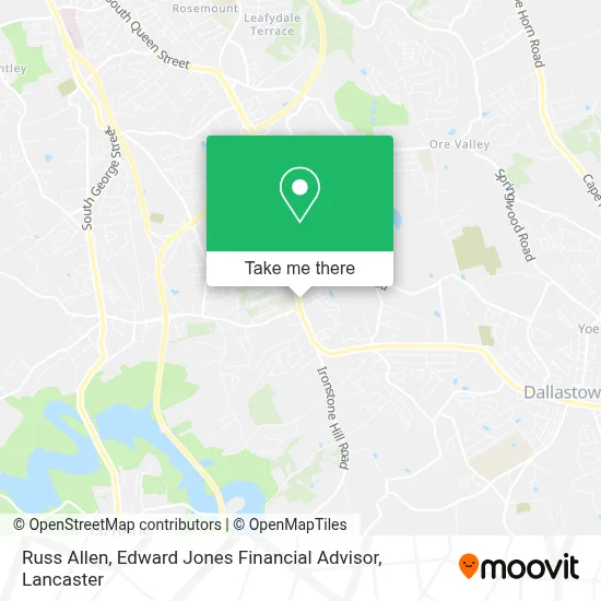 Russ Allen, Edward Jones Financial Advisor map