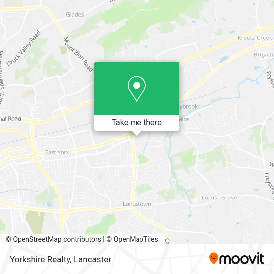 Yorkshire Realty map