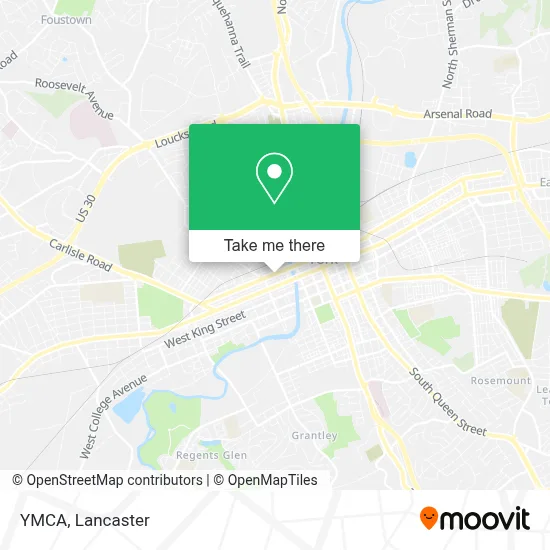 Ymca map