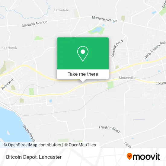 Bitcoin Depot map
