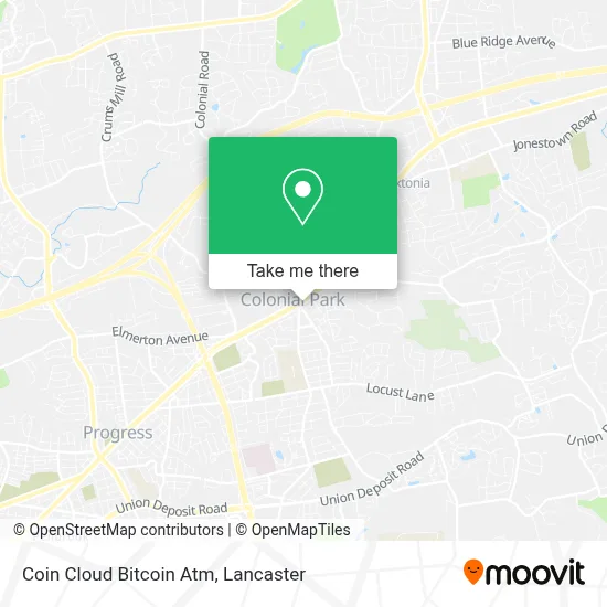 Coin Cloud Bitcoin Atm map