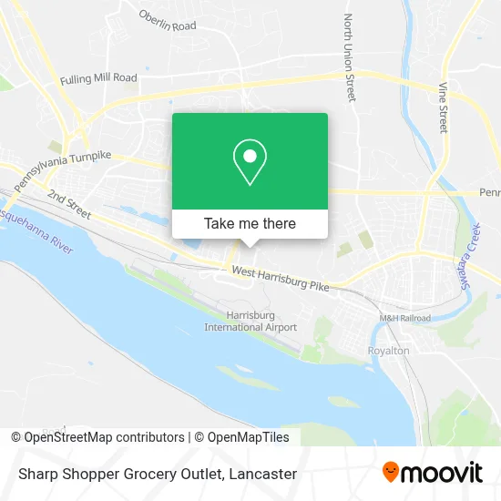 Sharp Shopper Grocery Outlet map