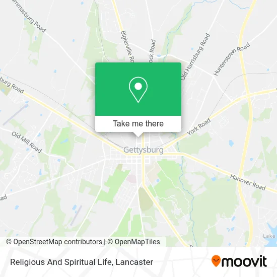 Religious And Spiritual Life map