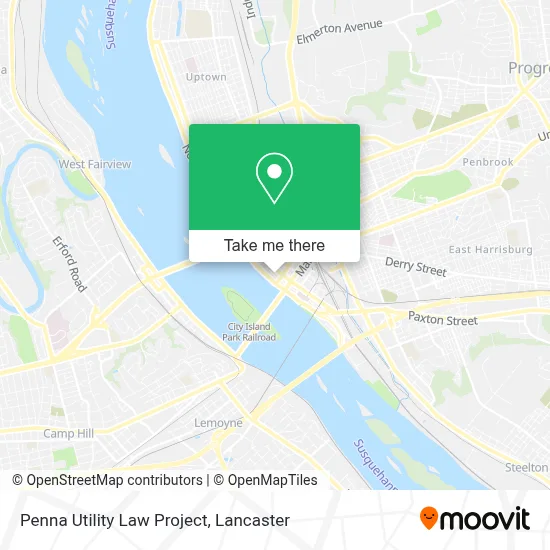 Penna Utility Law Project map