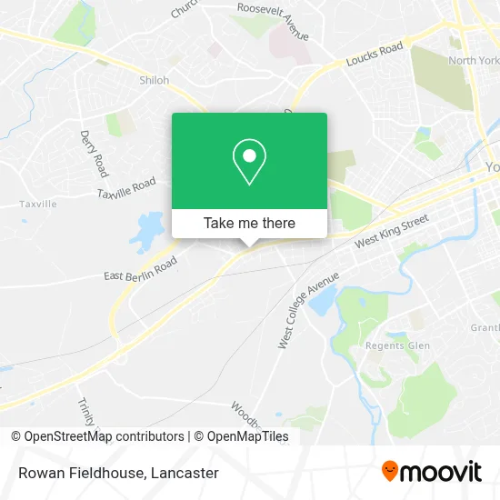 Rowan Fieldhouse map