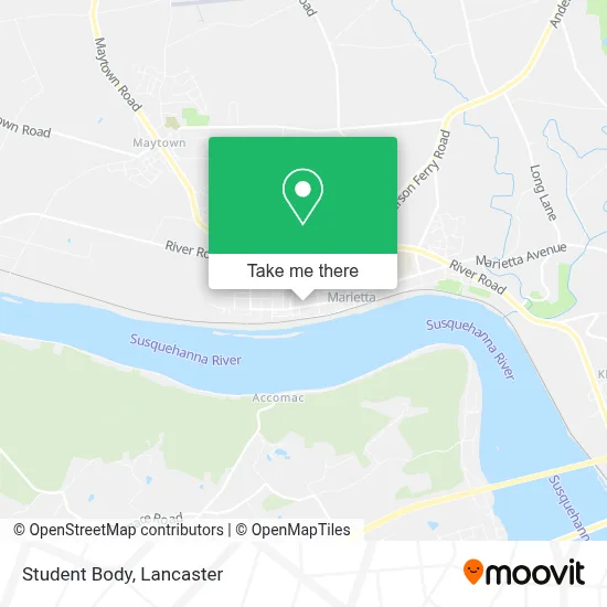 Student Body map