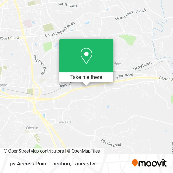 Ups Access Point Location map