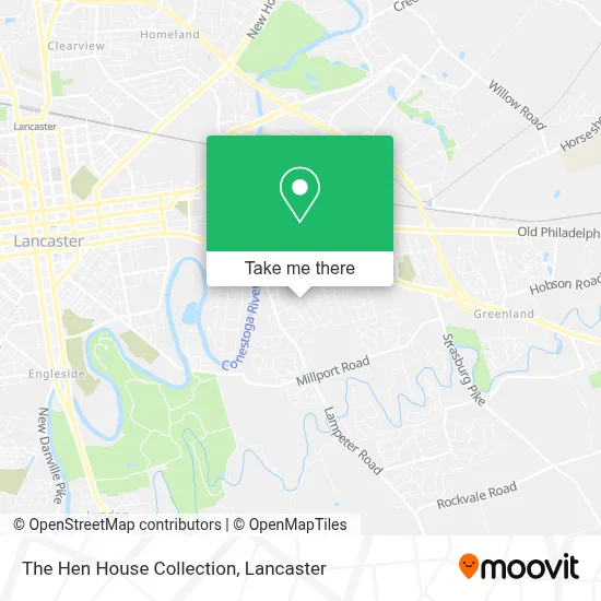 The Hen House Collection map
