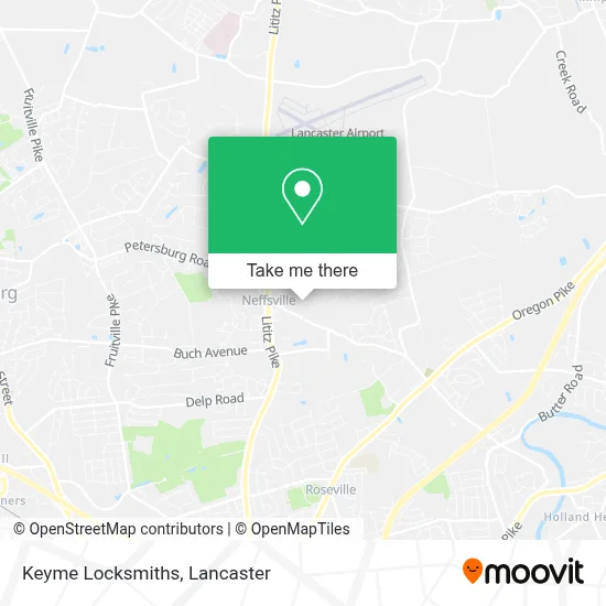 Keyme Locksmiths map